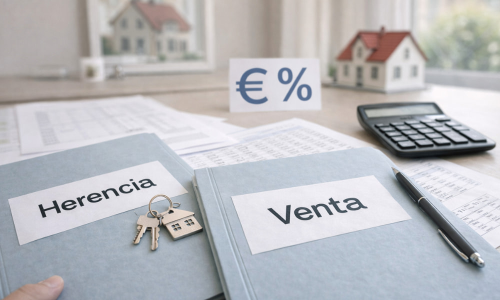 vender casa heredada impuestos