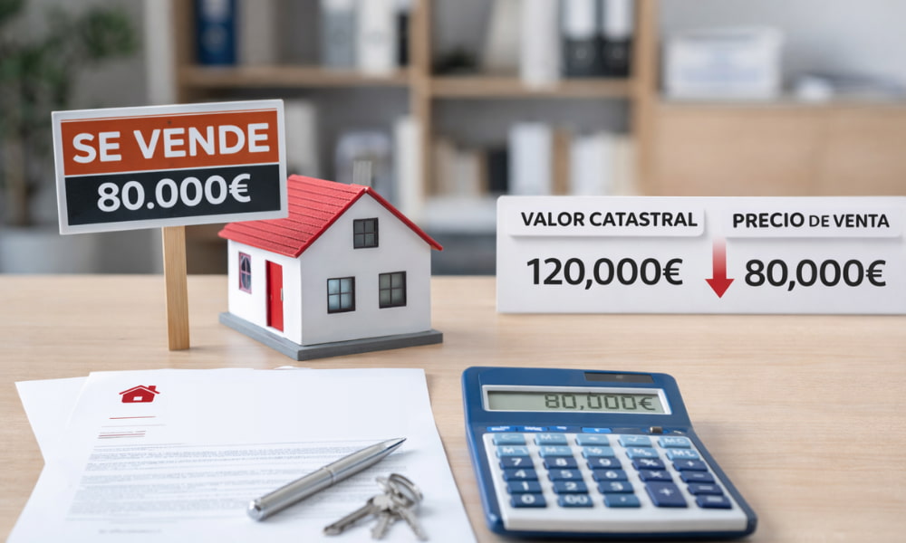 vender una casa por debajo del valor catastral